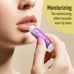 YesBes grape lip balm with rich moisture on lips