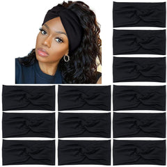 Banda para cabello Yeshan, ancho y nudo, ideal para yoga.