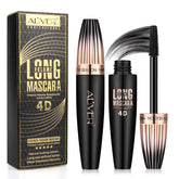 YEUGSCKA Mascara 4D Fibra de Seda para pestanas largas y definidas todo el día