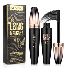 YEUGSCKA Mascara 4D Fibra de Seda para pestanas largas y definidas todo el día
