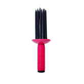 YF-ANEN Air Volume Comb in hand for curling hair, one-handed styling.