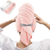 Toalla yfong de microfibra para cabello grande, secado rápido y suave.