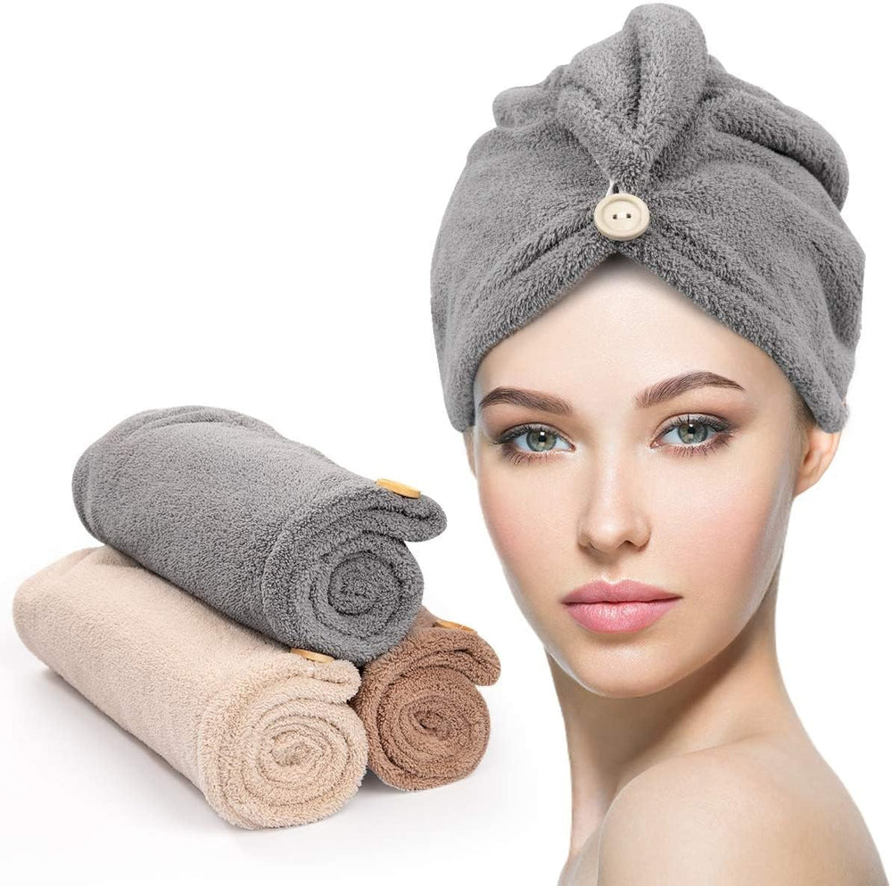 Toalla de microfibra YFONG para secado rápido del cabello