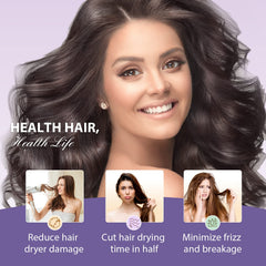 Toalla turbante grande YFONG para todo tipo de cabello.