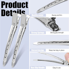 YGDZ clips for salon use securely hold hair during coloring