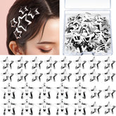 YGDZ star hair clip small silver 1.22 inch keeps bangs away from eyes.