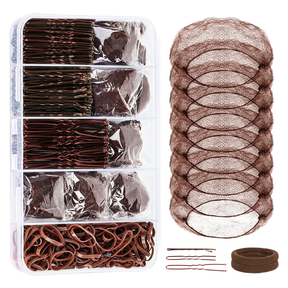 YGQQOY Dance Hair Accessories Kit: U-shaped pins for secure, snag-free buns.