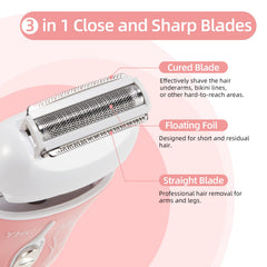 YHC razor used on underarms for precise grooming.