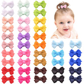YHXX YLEN mini bows clip closeup—petite size with gentle hold for fine hair