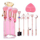 Yi-gog Sailor Moon brush heads for precise eyeshadow application
