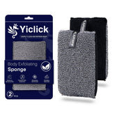 Yiclick exfoliating scrubber pack front view for a spa-like shower lather.