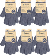 Guantes exfoliantes Yiclick para cuerpo, limpieza profunda y piel suave tras la ducha