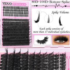 YIDUO lash remover for gentle clean up after at home extensions
