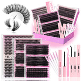 YIDUO Lashes Clusters seven-styles box for versatile daily looks