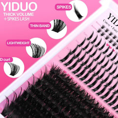 YIDUO spikes lashes 14-20mm deliver bold manga-inspired drama