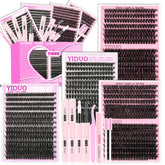 YIDUO Lash Clusters 60D wispy—easy at-home volume for daily glam.