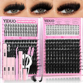 YIDUO lash clusters kit 200D-300D setup for salon-grade at-home styling