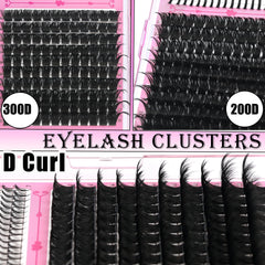 YIDUO Precision tweezers help place clusters neatly for a natural look