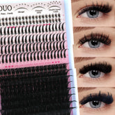 YIDUO Lashes clusters with spikes bottom for dramatic anime style eyes.