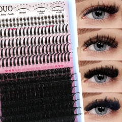 YIDUO Lashes clusters with spikes bottom for dramatic anime style eyes.