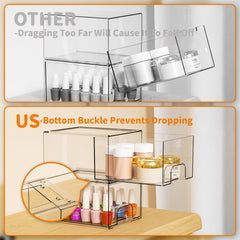 Yieach pull-out handle and rails for smooth retrieval