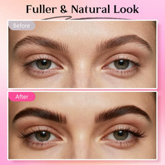 YIMEIR eyebrow color application defines brows with a natural look.