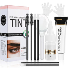 YIMEIR eyelash eyebrow color kit packaging for easy at-home coloring.