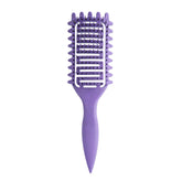 Yingbtr curl brush with ergonomic handle for smooth detangling and shaping
