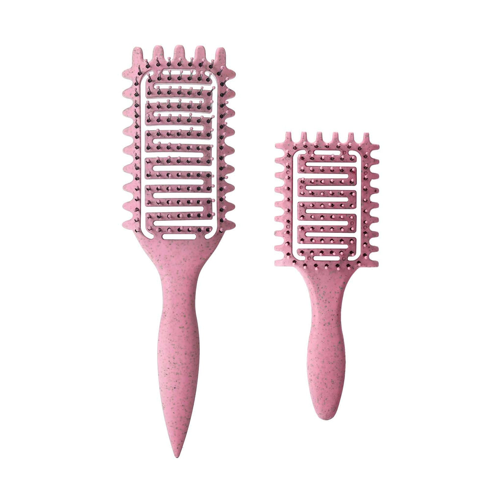 Yingbtr curl defining brush with ergonomic handle for smooth detangling and shaping.