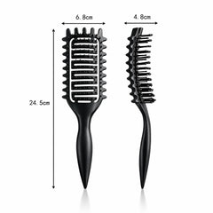 Yingbtr curly hair brush enabling detangling and shaping for all curl types.