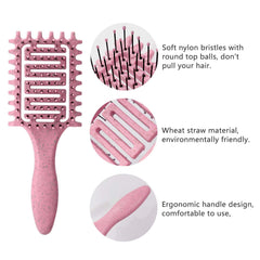Yingbtr vented hair brush in ABS for durable, gentle glide.