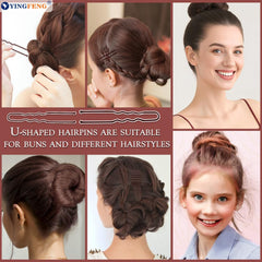 YINGFENG 300 white-headbands helping hold hairstyles during performances