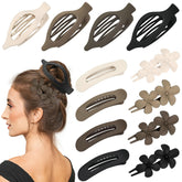 Clip plano con flor de YINGFENG detalle elegante para uso diario