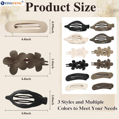 Clip plano flor de YINGFENG ideal para recogidos rápidos