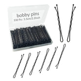 Pinzas Yingfeng de cabello de 330 piezas en caja transparente, ideal para repuestos.