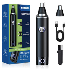 Yinowt ear and nose trimmer with dual heads for precise grooming in tight areas.
