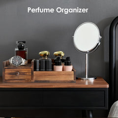 YIOJOYD Cologne Organizer solid wood construction with durable design.