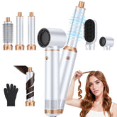 Yitrust 5-in-1 blow dryer brush in action for quick drying and styling