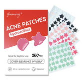 Parches YIWMWIY acne 10mm transparente para absorción suave y discreta cobertura