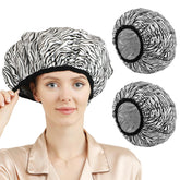 YIZIJIZI 2-piece heat cap exterior view highlights two-layer design for heat retention