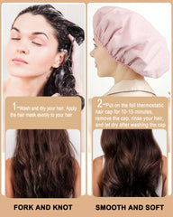 Reusable YIZIJIZI heat cap designed for multiple sessions