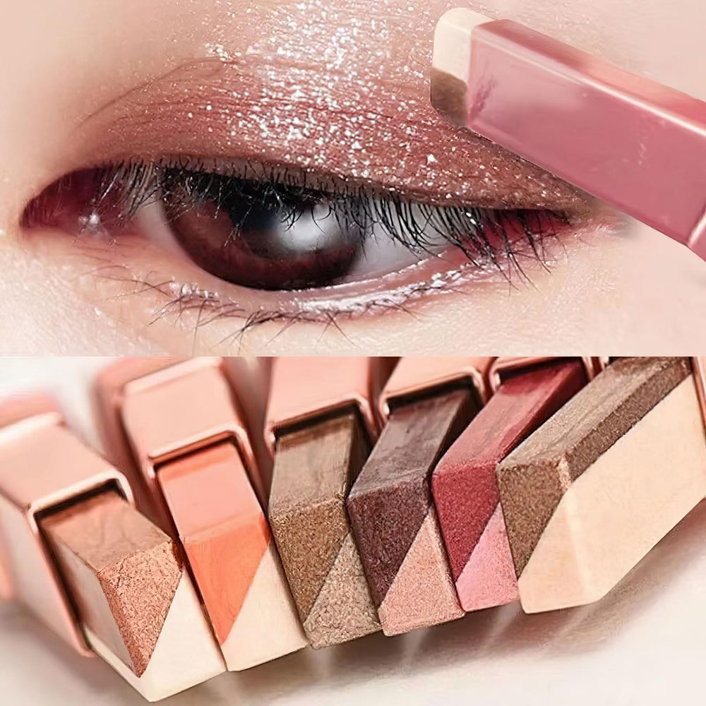 Ylapagne seis colores, lápiz sombra, dos tonos para estilo suave y duradero