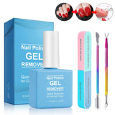 YLXYZUAD Removedor gel esmalte en botella para remoción rápida y suave.