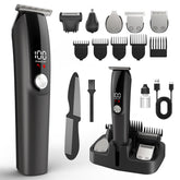 Ynasen Beard Trimmer front view with ergonomic grip for comfortable trimming.