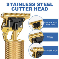 YOGINGO adjustable guide combs provide versatile length control from 1.5 to 4 mm.
