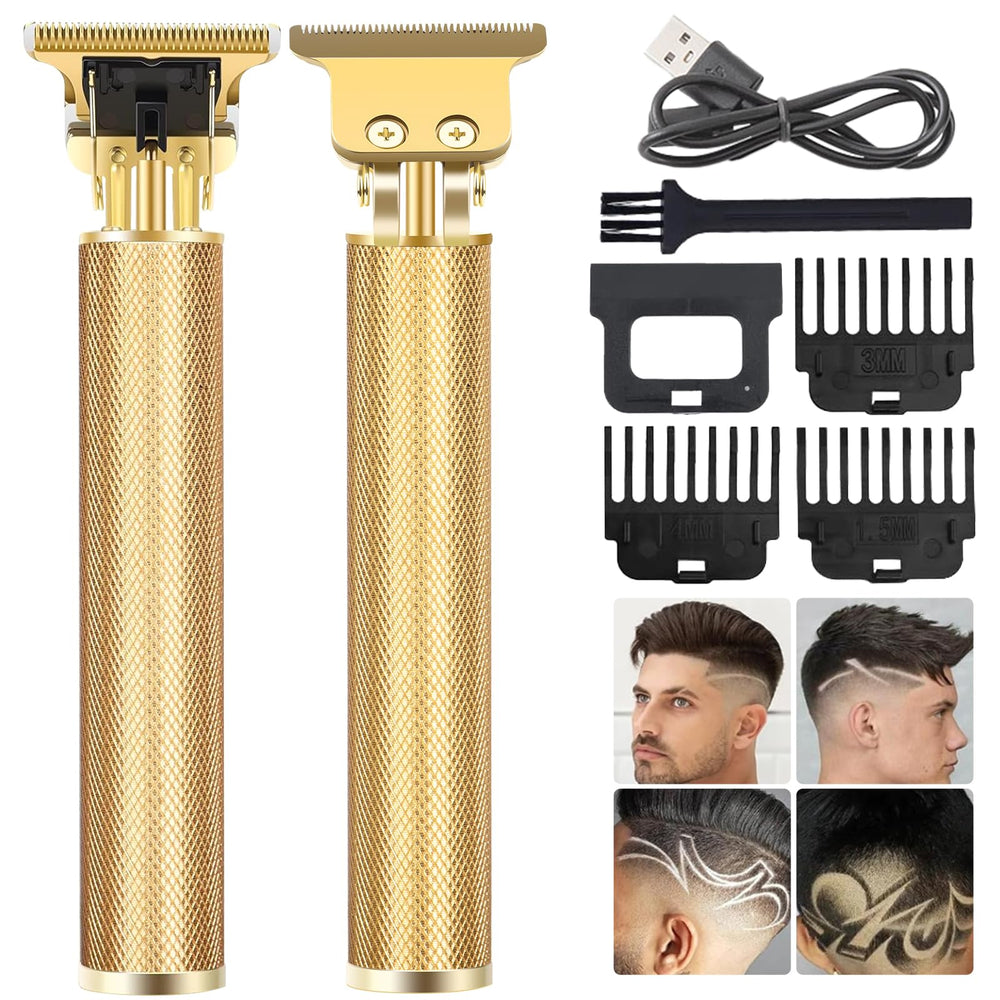 YOGINGO professional beard trimmer with T-style cutter head for precise, skin-friendly grooming.