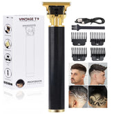 YOGINGO Professional hair trimmer with T-style zero-gap cutter head for precise, skin-friendly trims.