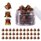 YOHAMA brown mini hair claw clip pack for versatile all-day styling.