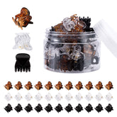 YOHAMA mini hair claw clips in 3 colors hold hair securely all day