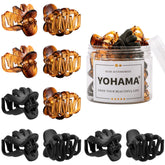 YOHAMA octopus clip in matte black for secure bangs and all-day hold.